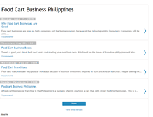 Tablet Screenshot of foodcartbusinessphilippines.blogspot.com