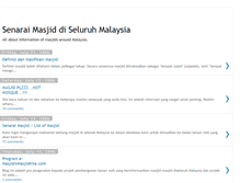Tablet Screenshot of masjidkita.blogspot.com