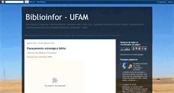 Desktop Screenshot of biblioinfor-ufam.blogspot.com
