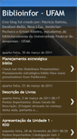 Mobile Screenshot of biblioinfor-ufam.blogspot.com