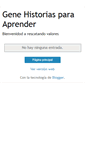 Mobile Screenshot of genehistoriasparaaprender.blogspot.com