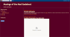 Desktop Screenshot of madgadabout.blogspot.com