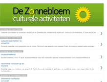 Tablet Screenshot of cultuurzonnebloem.blogspot.com