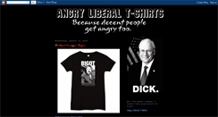 Desktop Screenshot of angryliberalshirts.blogspot.com