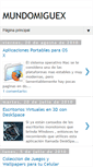 Mobile Screenshot of mundomiguex.blogspot.com
