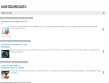 Tablet Screenshot of mundomiguex.blogspot.com