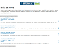 Tablet Screenshot of newsonindia1.blogspot.com