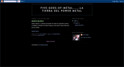 Desktop Screenshot of five-gods-of-powermetal.blogspot.com