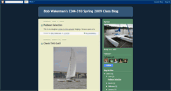Desktop Screenshot of edm310spring2009.blogspot.com