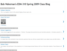 Tablet Screenshot of edm310spring2009.blogspot.com