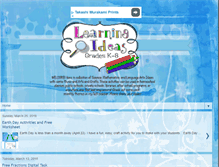 Tablet Screenshot of learningideasgradesk-8.blogspot.com