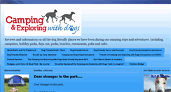 Desktop Screenshot of campingandexploringwithdogs.blogspot.com