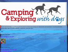 Tablet Screenshot of campingandexploringwithdogs.blogspot.com