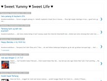 Tablet Screenshot of mysweetyummy.blogspot.com