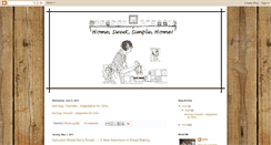 Desktop Screenshot of homesweetsimplehome.blogspot.com
