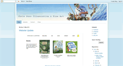 Desktop Screenshot of chrisdunnillustration.blogspot.com