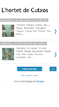 Mobile Screenshot of hortetdecutxos.blogspot.com
