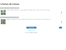 Tablet Screenshot of hortetdecutxos.blogspot.com