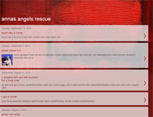 Tablet Screenshot of annas-angels-rescue.blogspot.com