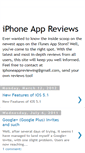 Mobile Screenshot of iphoneappreviewing.blogspot.com