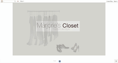 Desktop Screenshot of marjoriescloset.blogspot.com