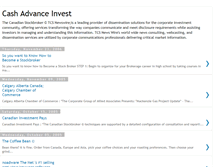 Tablet Screenshot of cash-advance-invest.blogspot.com