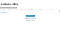 Tablet Screenshot of mundodalogistica.blogspot.com