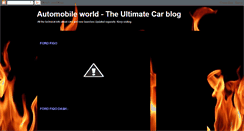 Desktop Screenshot of amazingcarinfo.blogspot.com