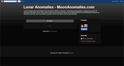 Desktop Screenshot of lunarmoonalomalies.blogspot.com