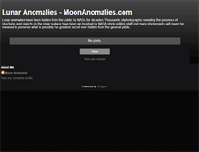 Tablet Screenshot of lunarmoonalomalies.blogspot.com