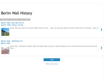 Tablet Screenshot of berlin-wall-history.blogspot.com