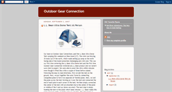 Desktop Screenshot of outdoorgearconnection.blogspot.com