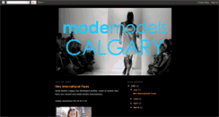 Desktop Screenshot of modemodelscalgary.blogspot.com