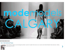 Tablet Screenshot of modemodelscalgary.blogspot.com