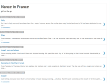 Tablet Screenshot of nanceinfrance.blogspot.com