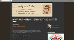 Desktop Screenshot of malynnlife.blogspot.com