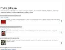 Tablet Screenshot of frutosdellemu.blogspot.com
