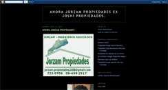 Desktop Screenshot of joshipropiedades.blogspot.com