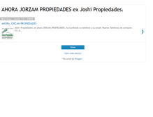Tablet Screenshot of joshipropiedades.blogspot.com