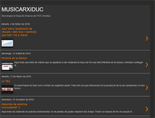 Tablet Screenshot of musicarxiduc.blogspot.com