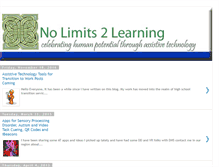 Tablet Screenshot of nolimitstolearning.blogspot.com