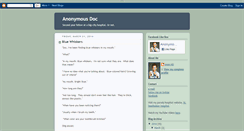Desktop Screenshot of anondoc.blogspot.com
