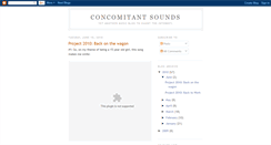 Desktop Screenshot of concomitantsounds.blogspot.com