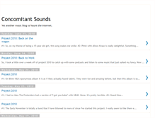 Tablet Screenshot of concomitantsounds.blogspot.com
