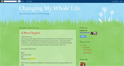 Desktop Screenshot of changingmywholelife.blogspot.com
