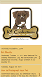 Mobile Screenshot of k9confectionsallnaturaldogtreats.blogspot.com