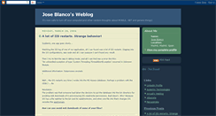 Desktop Screenshot of joseblanco.blogspot.com