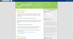 Desktop Screenshot of debateballots.blogspot.com