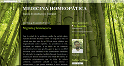 Desktop Screenshot of homeopatabarcelona.blogspot.com