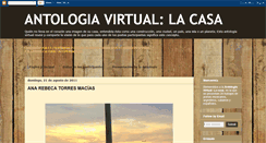 Desktop Screenshot of antologiavirtuallacasa.blogspot.com